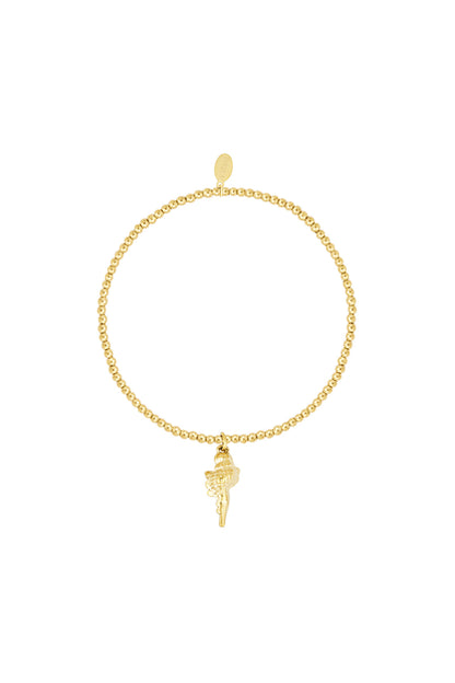 simple seashell bracelet