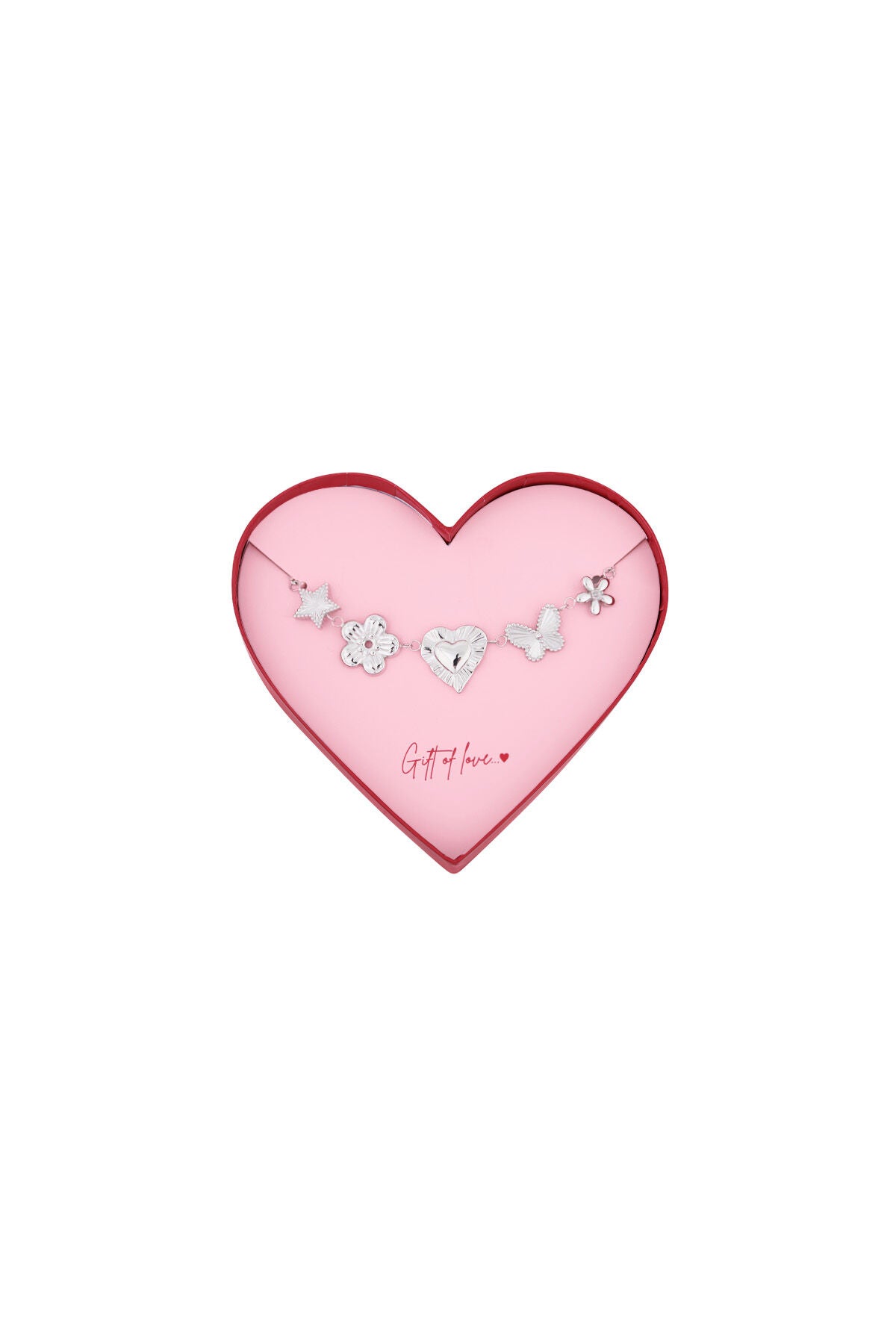 gift of love stainless steel butterfly love bracelet