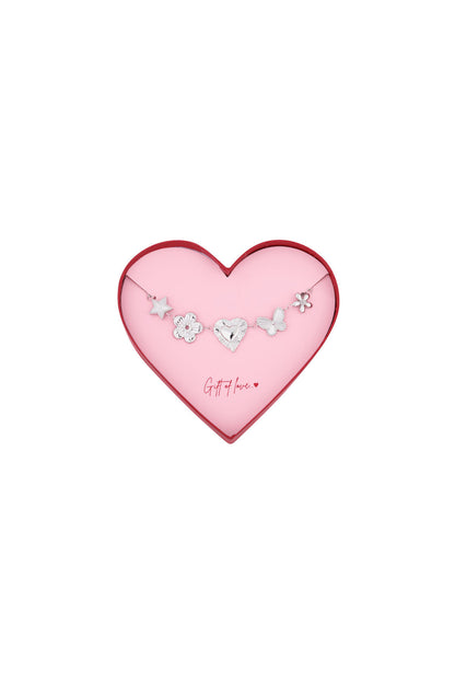 gift of love stainless steel butterfly love bracelet