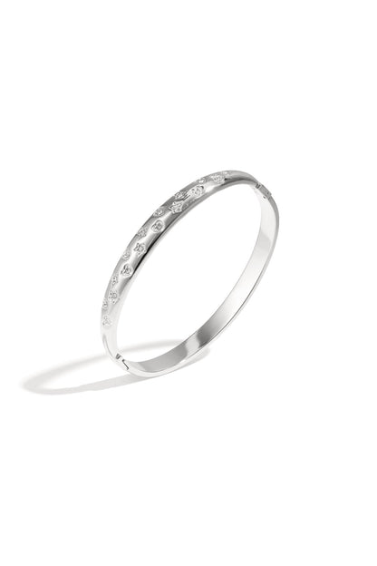 Stainless Steel Bangles Polka Dots Casual Daily Simple Series Women's jewelry