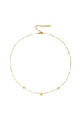 classic necklace with hearts