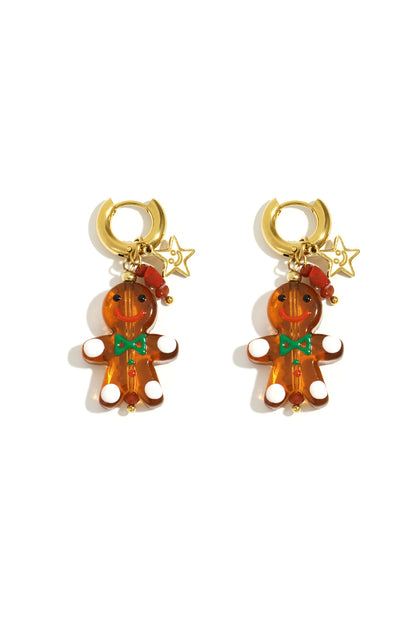 Stainless Steel Drop Earrings Star Casual Daily Simple Series Women's jewelry