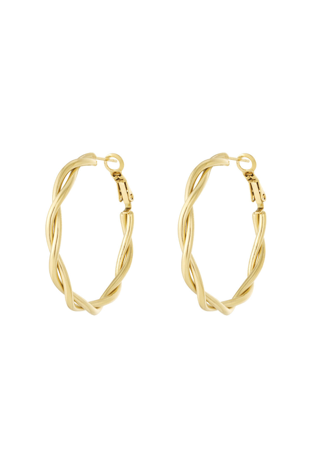 Twisted Hoop Earrings