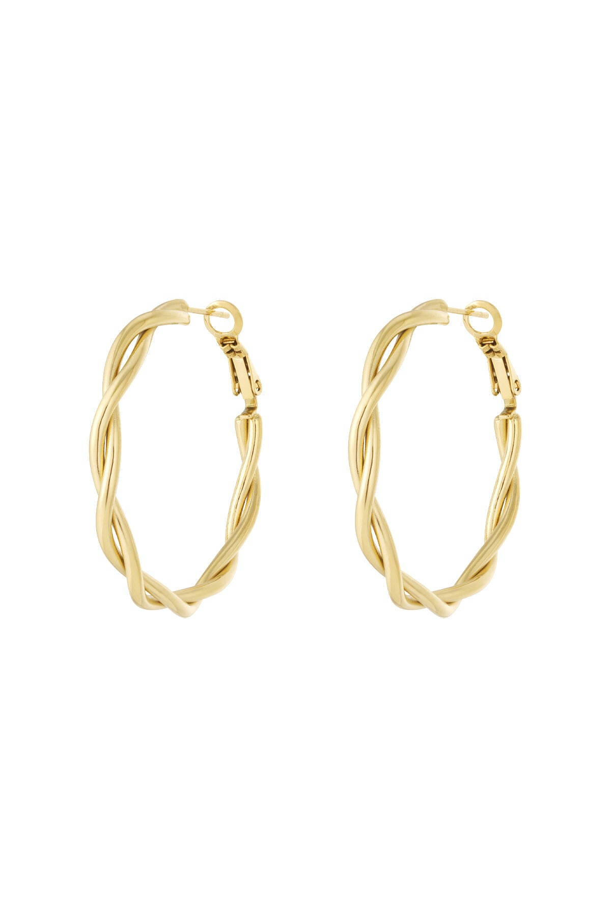 Twisted Hoop Earrings