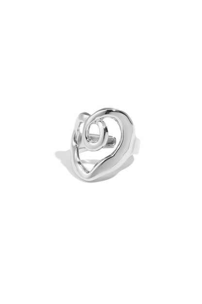 Stainless Steel Statement Rings irregular shape Casual Daily Simple Series Women's jewelry