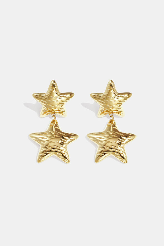 Stainless Steel Drop Earrings Star Casual Daily Simple Series Women's jewelry