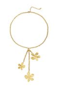 Stainless Steel Pendant necklaces Flower Casual Daily Simple Series Women's jewelry