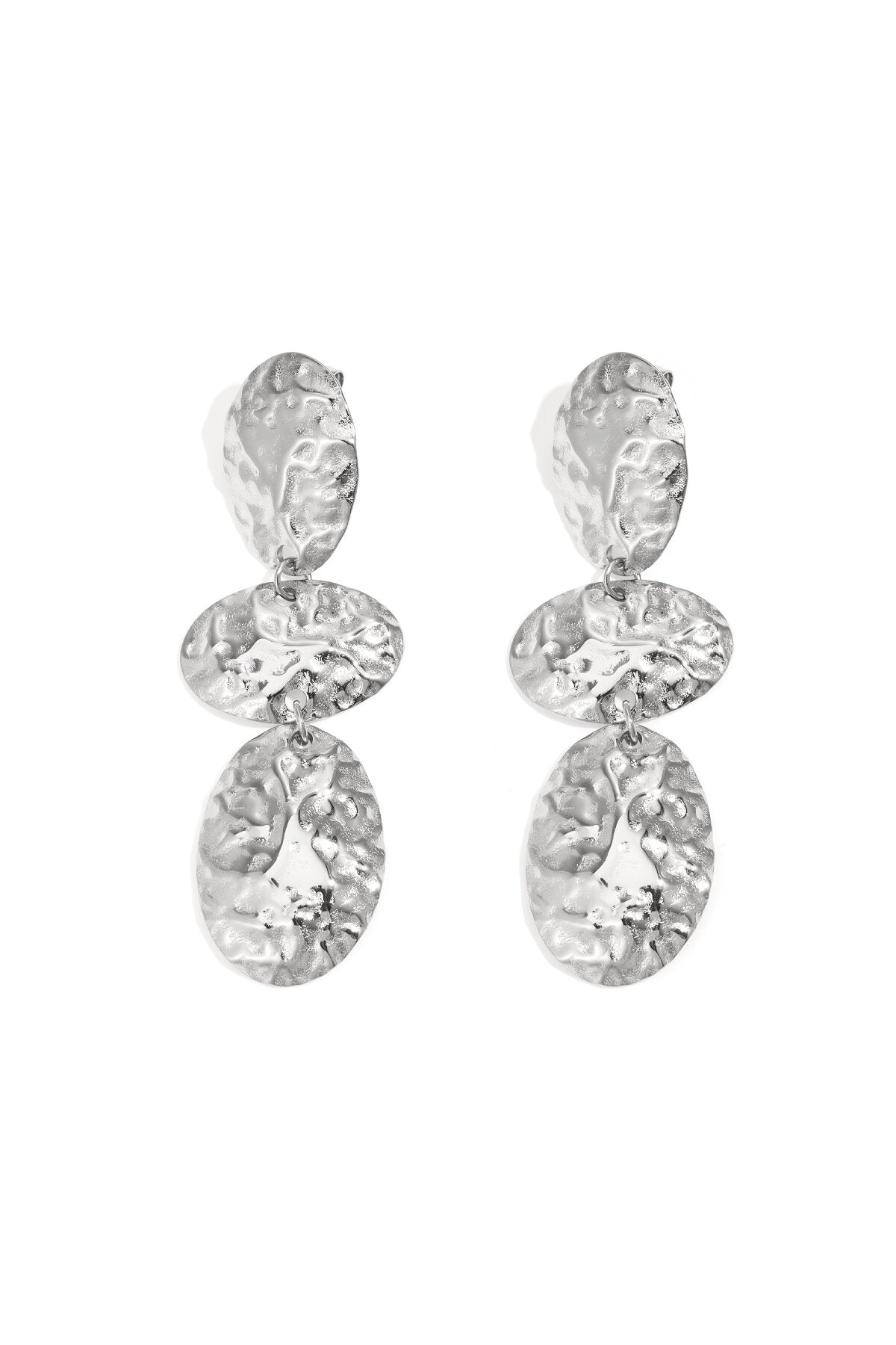 Stainless Steel Dangle Earrings irregular shape Casual Daily Simple Series Women's jewelry