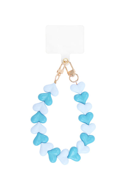 Double heart phone cords