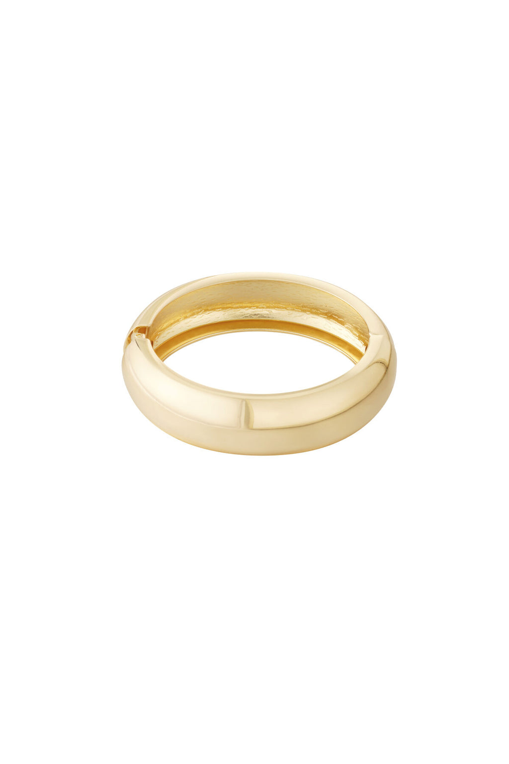 Golden curve bangle
