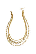Layered alternating necklaces