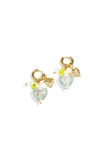 Pastel heart Earrings