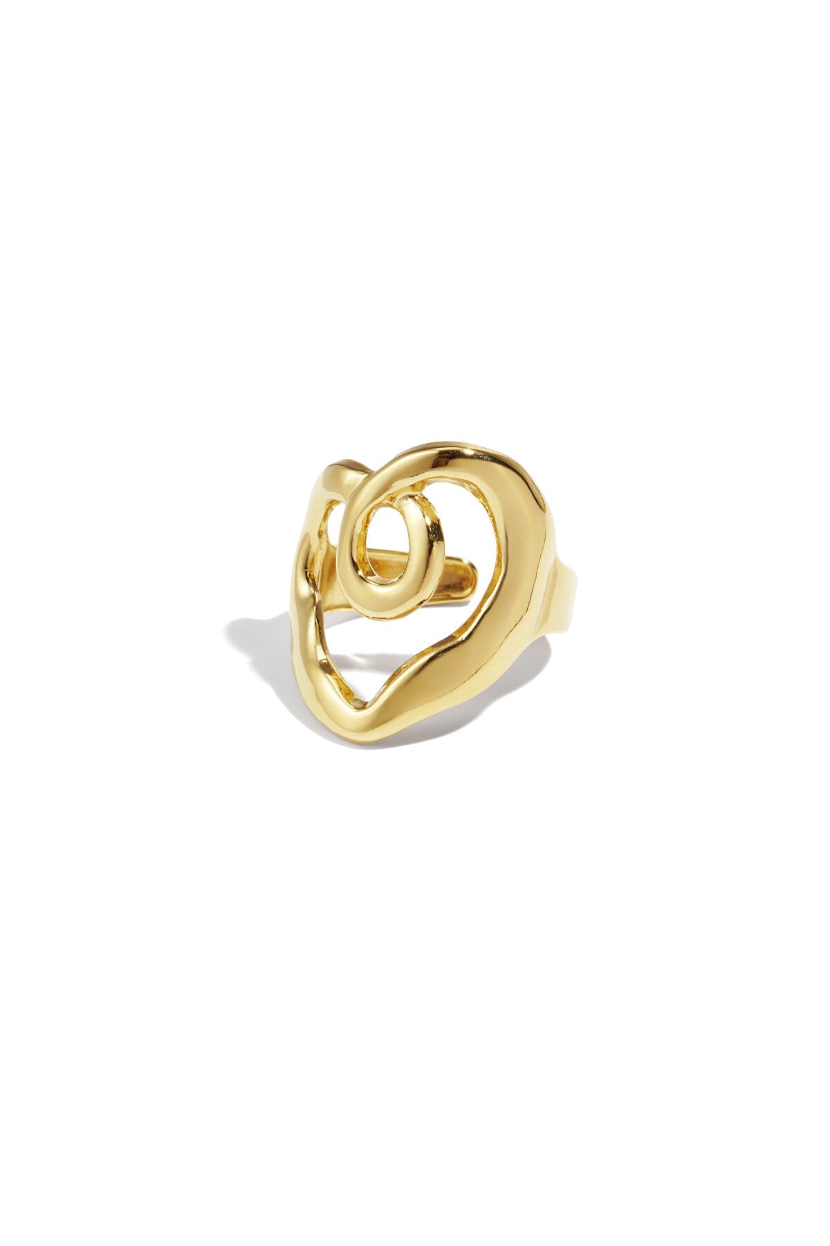 Stainless Steel Statement Rings irregular shape Casual Daily Simple Series Women's jewelry