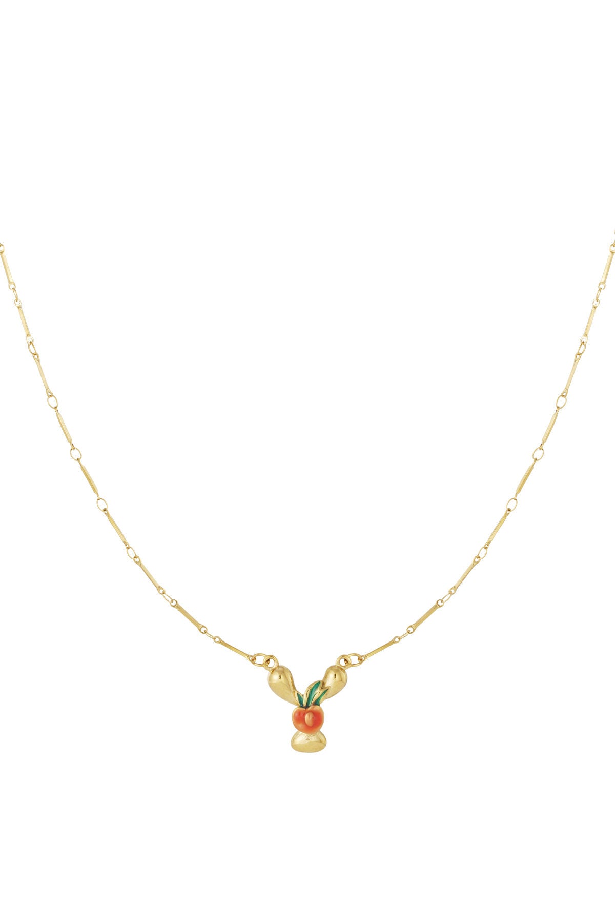 Happy Initials necklace with charms
