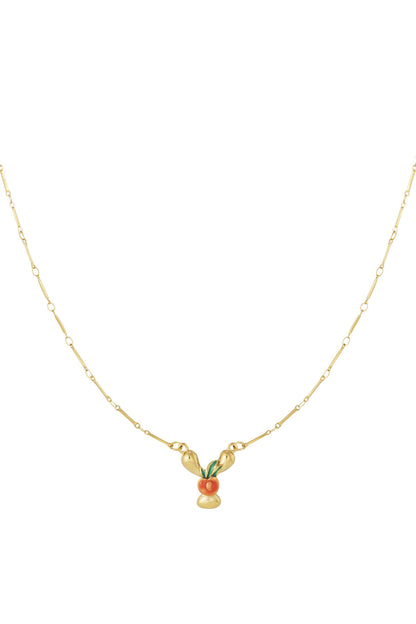 Happy Initials necklace with charms