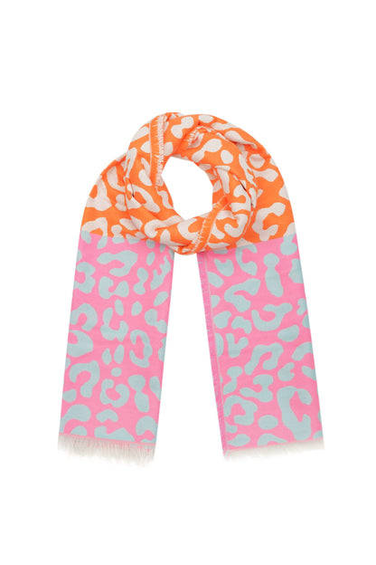 Winter scarf leopard lover