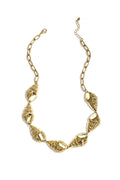 Statement necklace with large shells