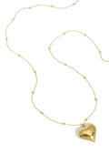 Stainless Steel Long Necklaces Heart Casual Daily Simple Series Women's jewelry