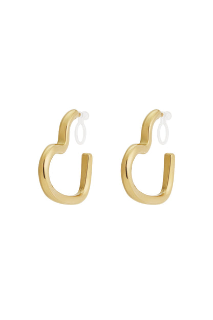 Heart Clip Earrings