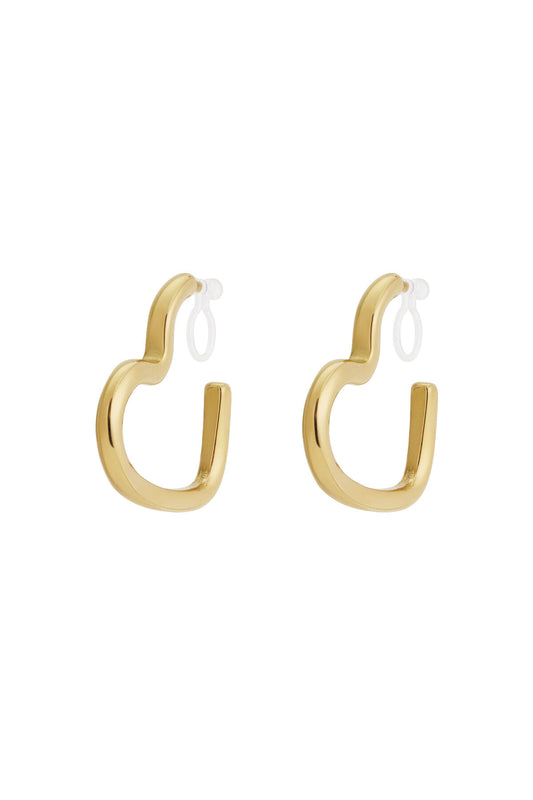 Heart Clip Earrings