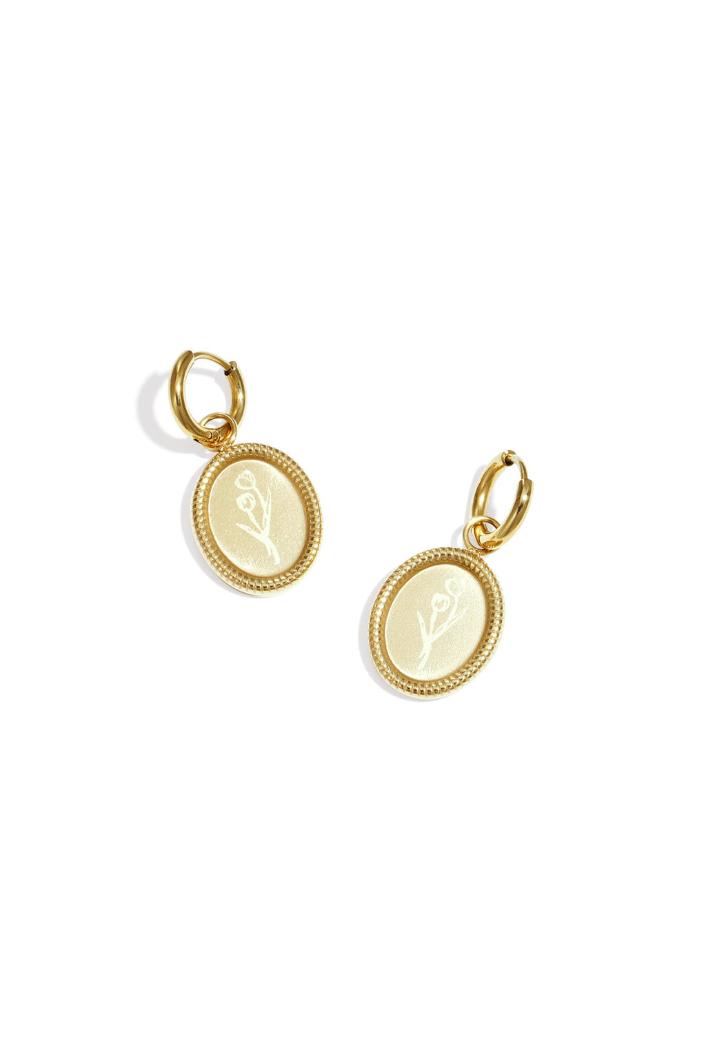 Tulip Blossom Stainless Steel Earrings