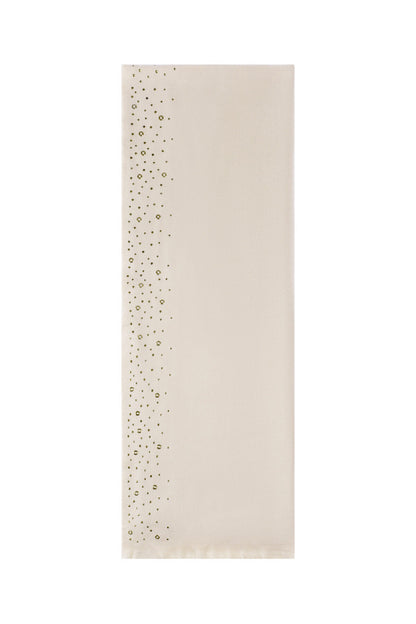 Winter scarf with stones