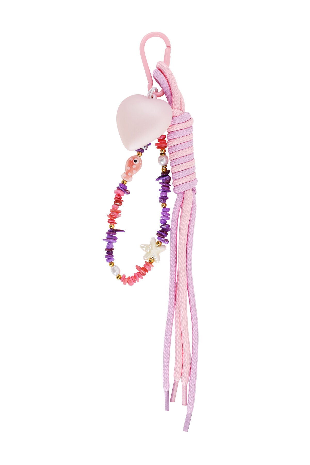 Fish love Bag Charm