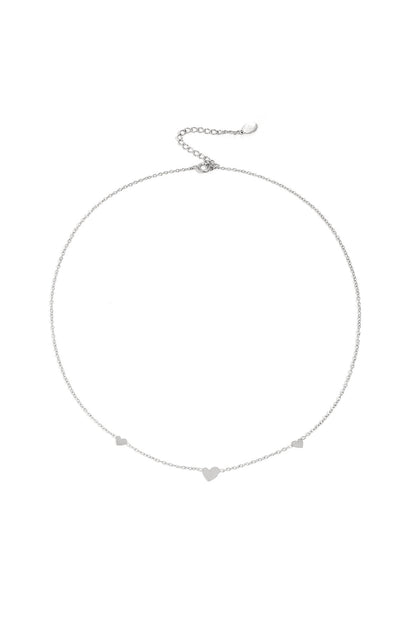 classic necklace with hearts
