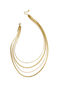 Layered herringbone necklaces