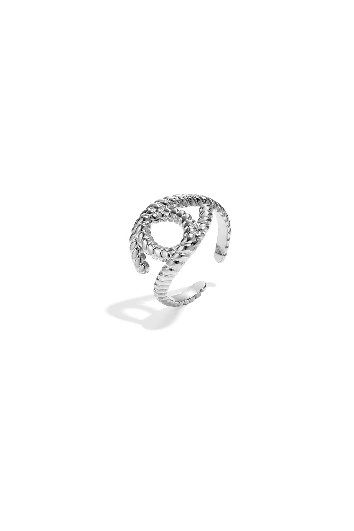 Stainless Steel Statement Rings lines Casual Daily Simple Series Women's jewelry