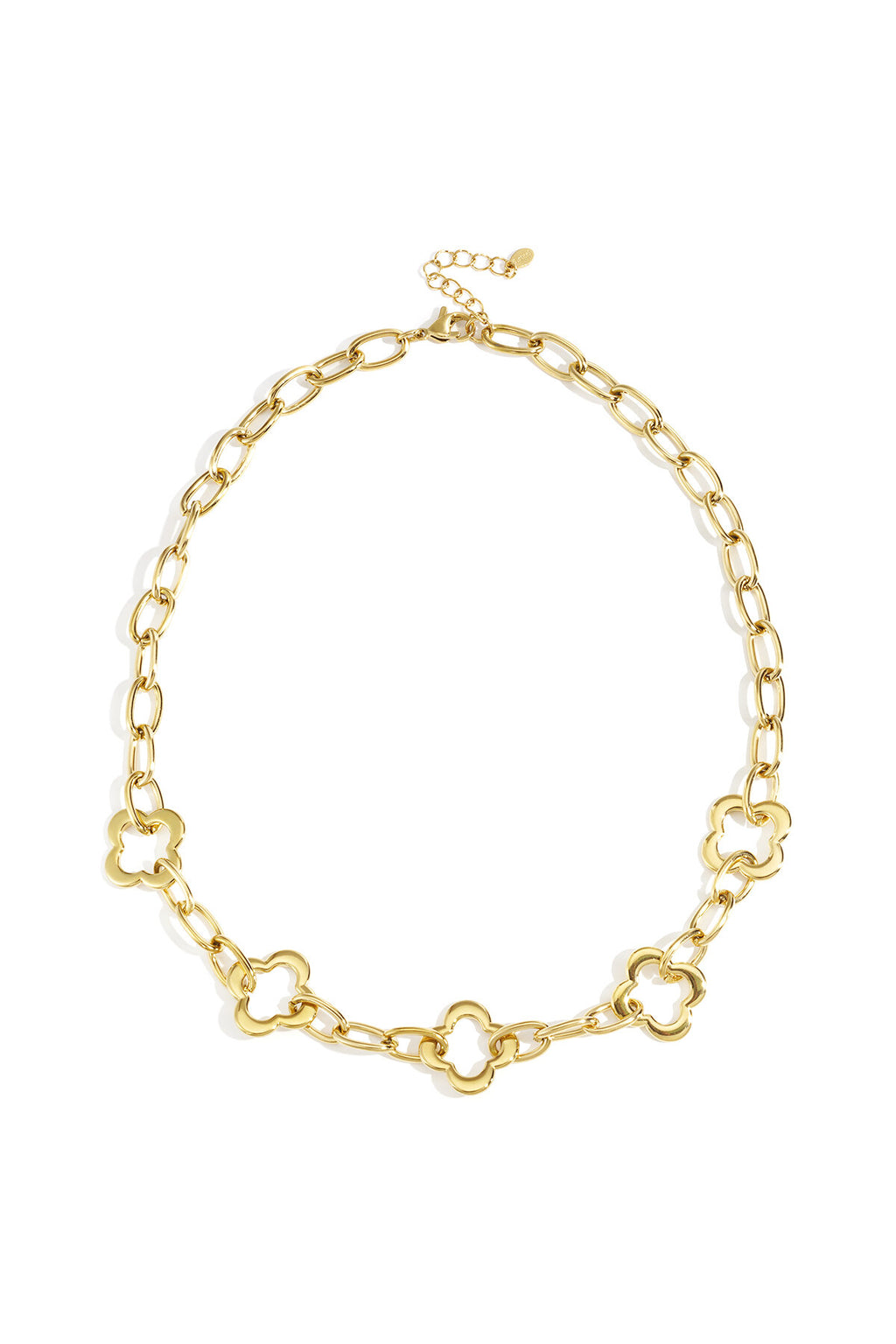 Stainless Steel Chain Necklaces Clover Casual Daily Simple Series Women's jewelry