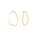 Ladies' Earrings Calvin Klein SCULPTURAL Stainless steel Golden