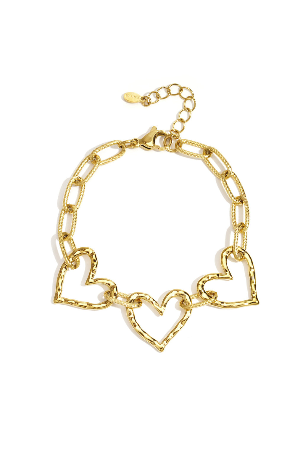 Stainless Steel Chain Bracelets Heart Casual Daily Simple Series Women's jewelry