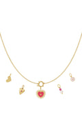 Sun of heart DIY necklace