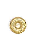 Brooch hairpin circle with striped pattern