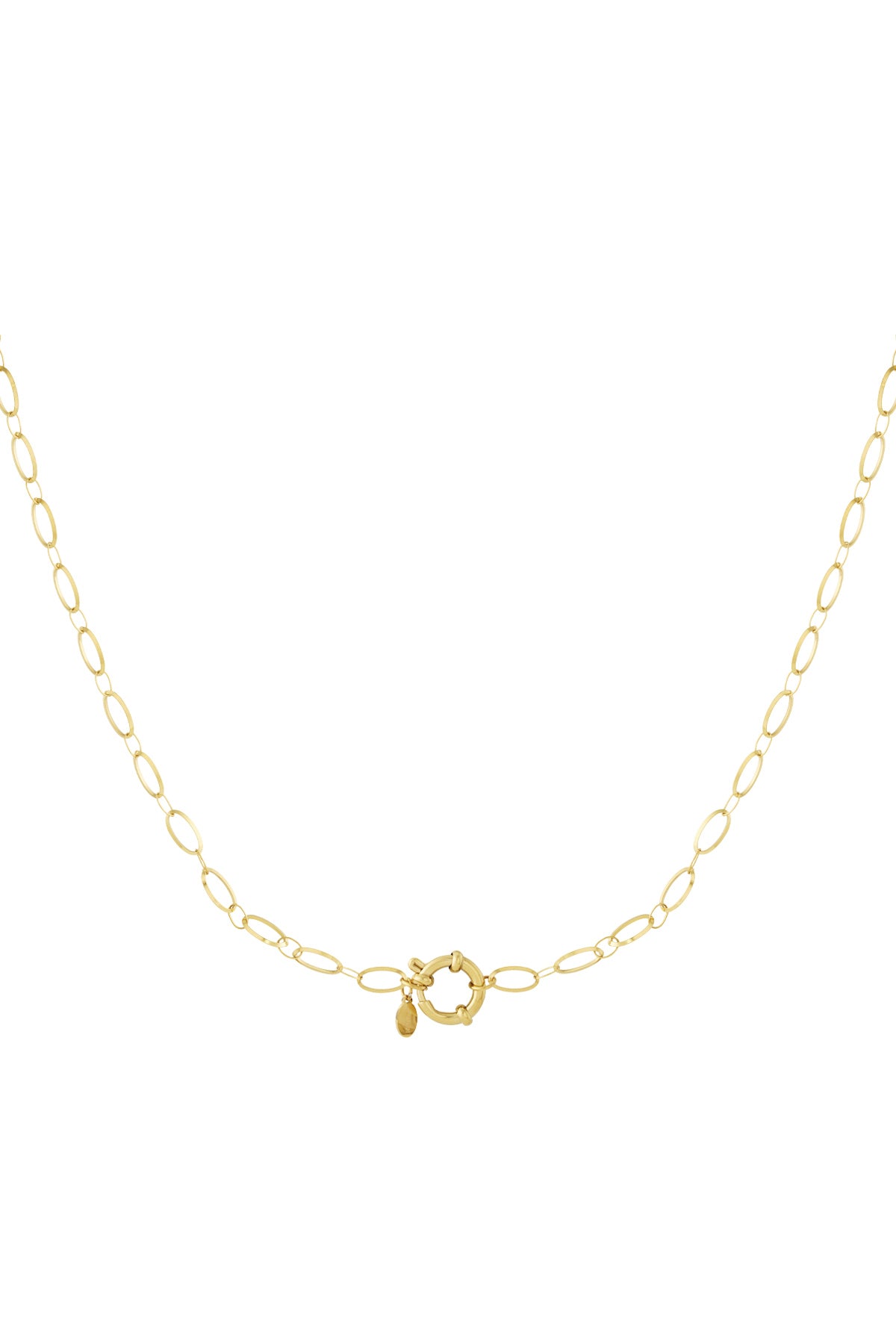 Simple lock necklace