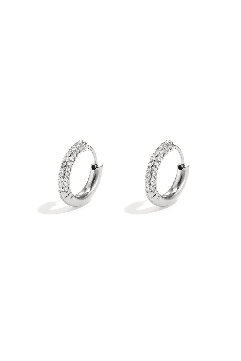Stainless Steel Hoop Earrings Circle Simple Daily Simple Series Women's jewelry