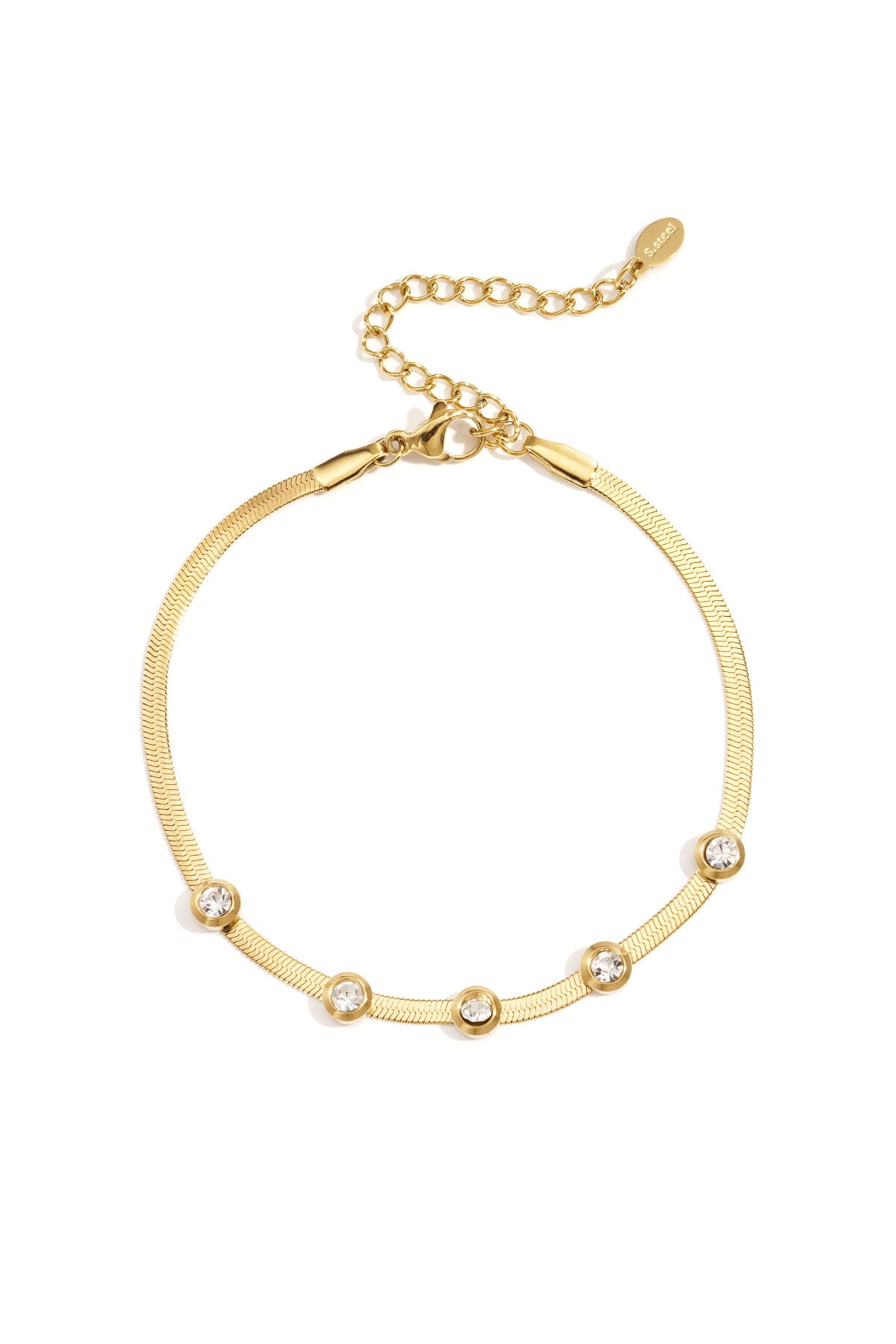 Rhinestone Chain Bracelets Chain Casual Daily Simple Series Women's jewelry
