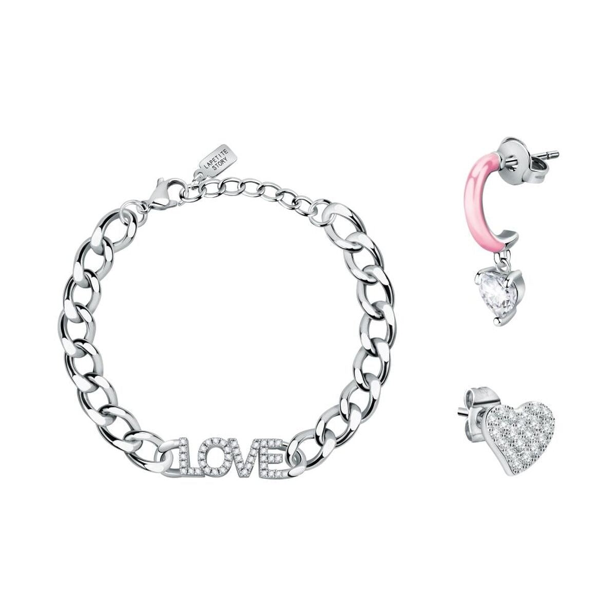 La Petite Story LPS05ASD41 ladies' bracelet and earrings set in elegant feminine design