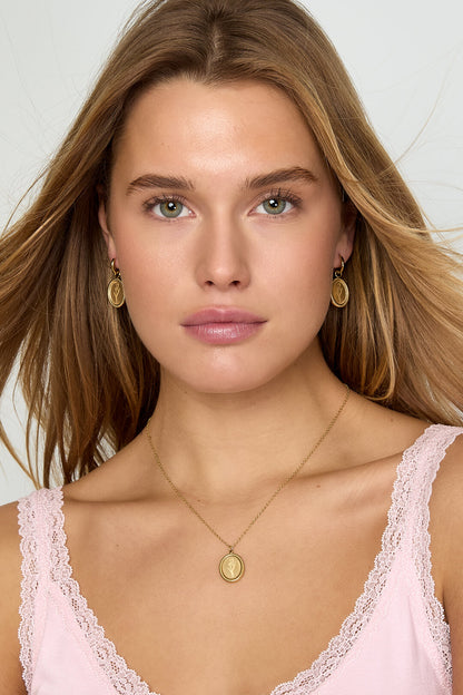 Tulip Blossom Stainless Steel Earrings
