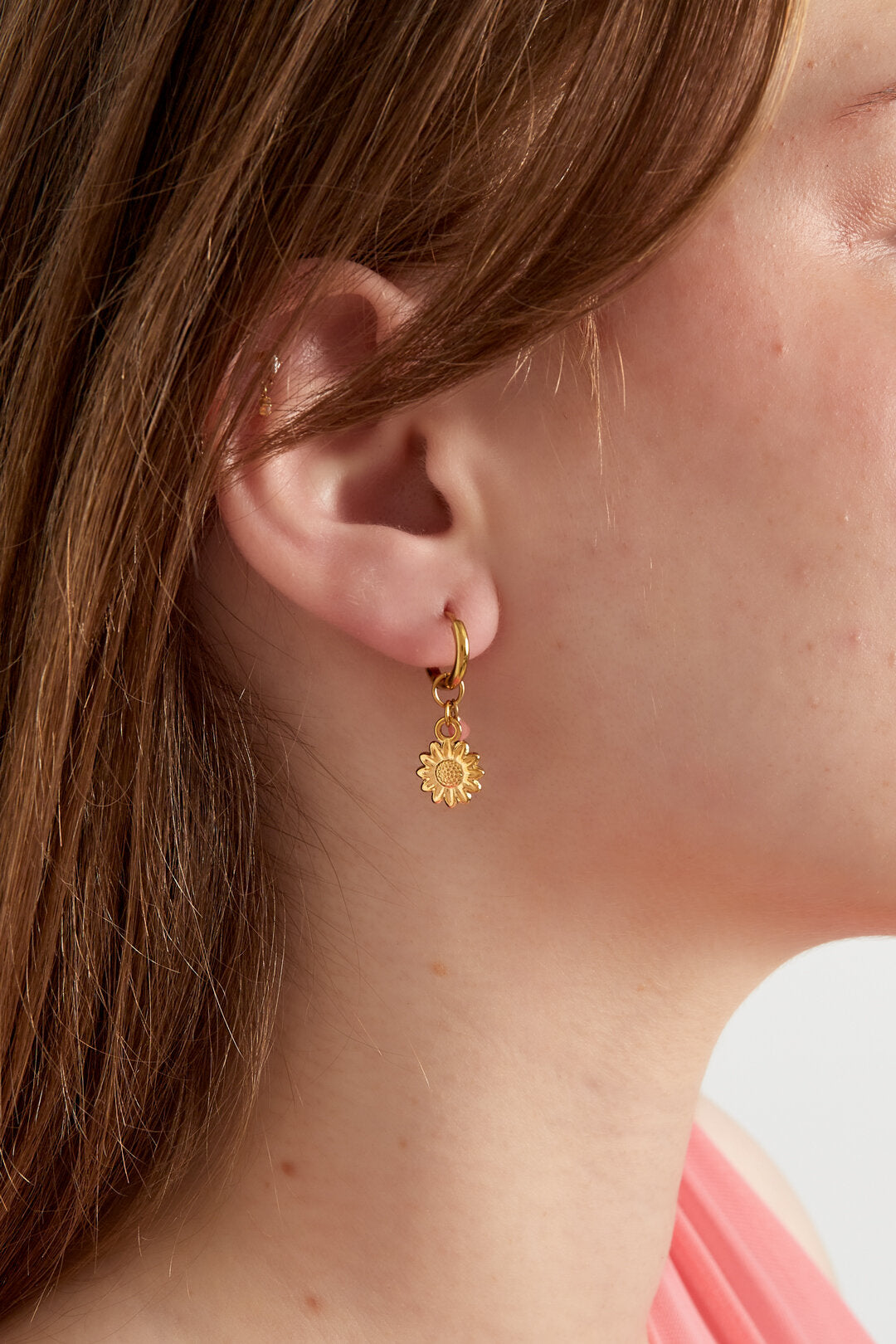 Pink petal Earrings