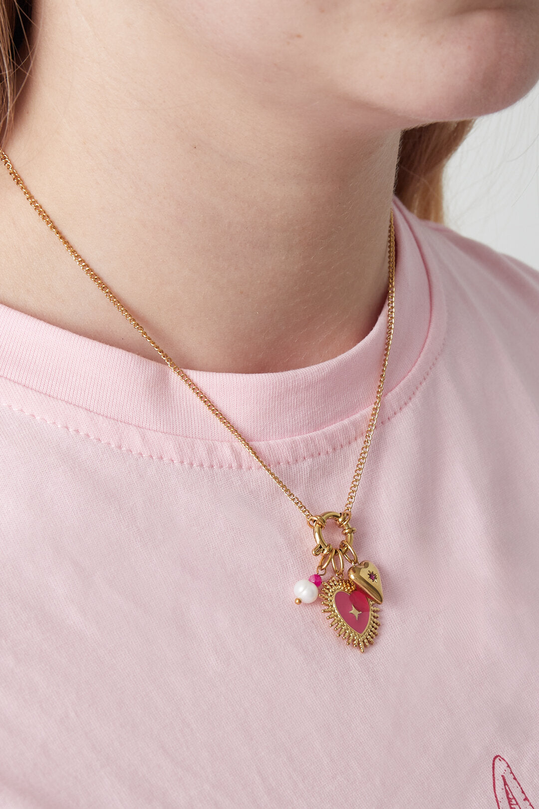 Sun of heart DIY necklace