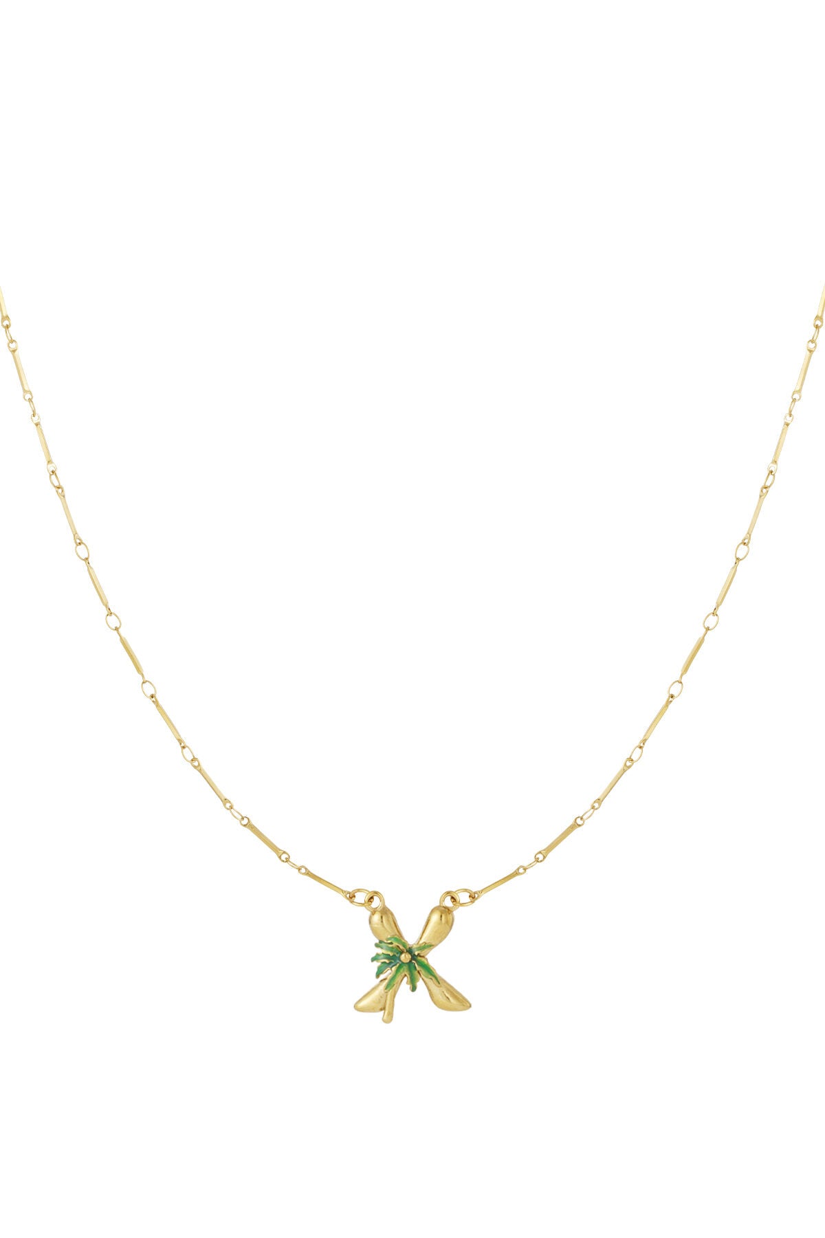 Happy Initials necklace with charms