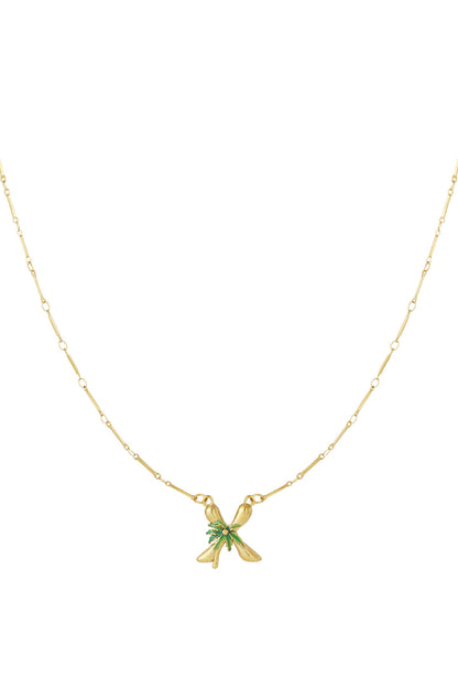 Happy Initials necklace with charms