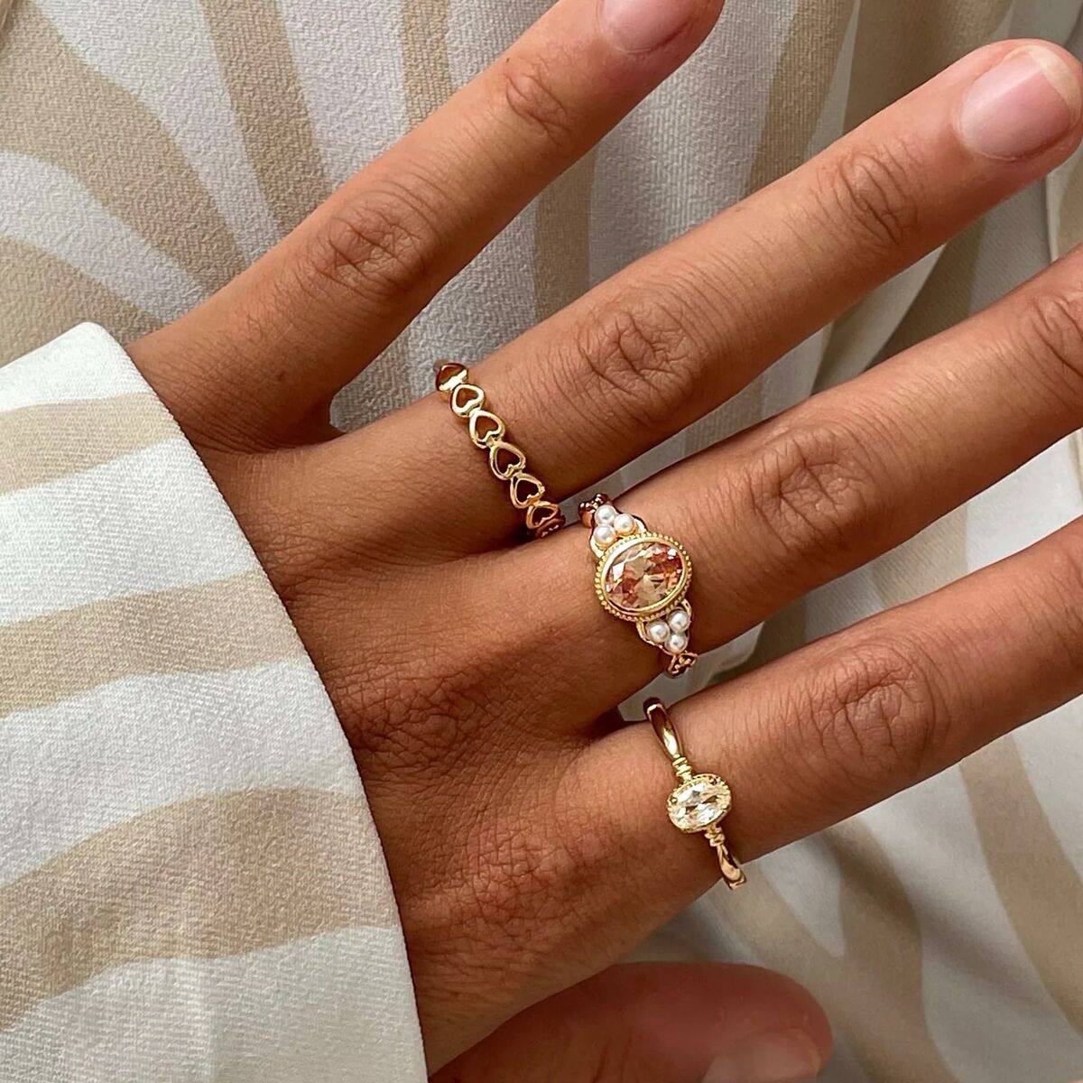 Ladies' Ring 24KAE 12441Y/56 16 Golden