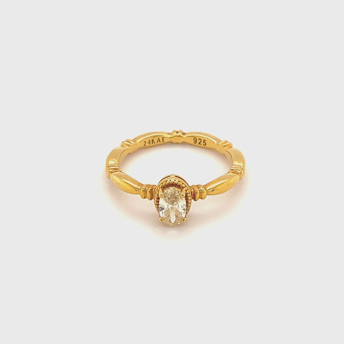 Ladies' Ring 24KAE 12441Y/56 16 Golden
