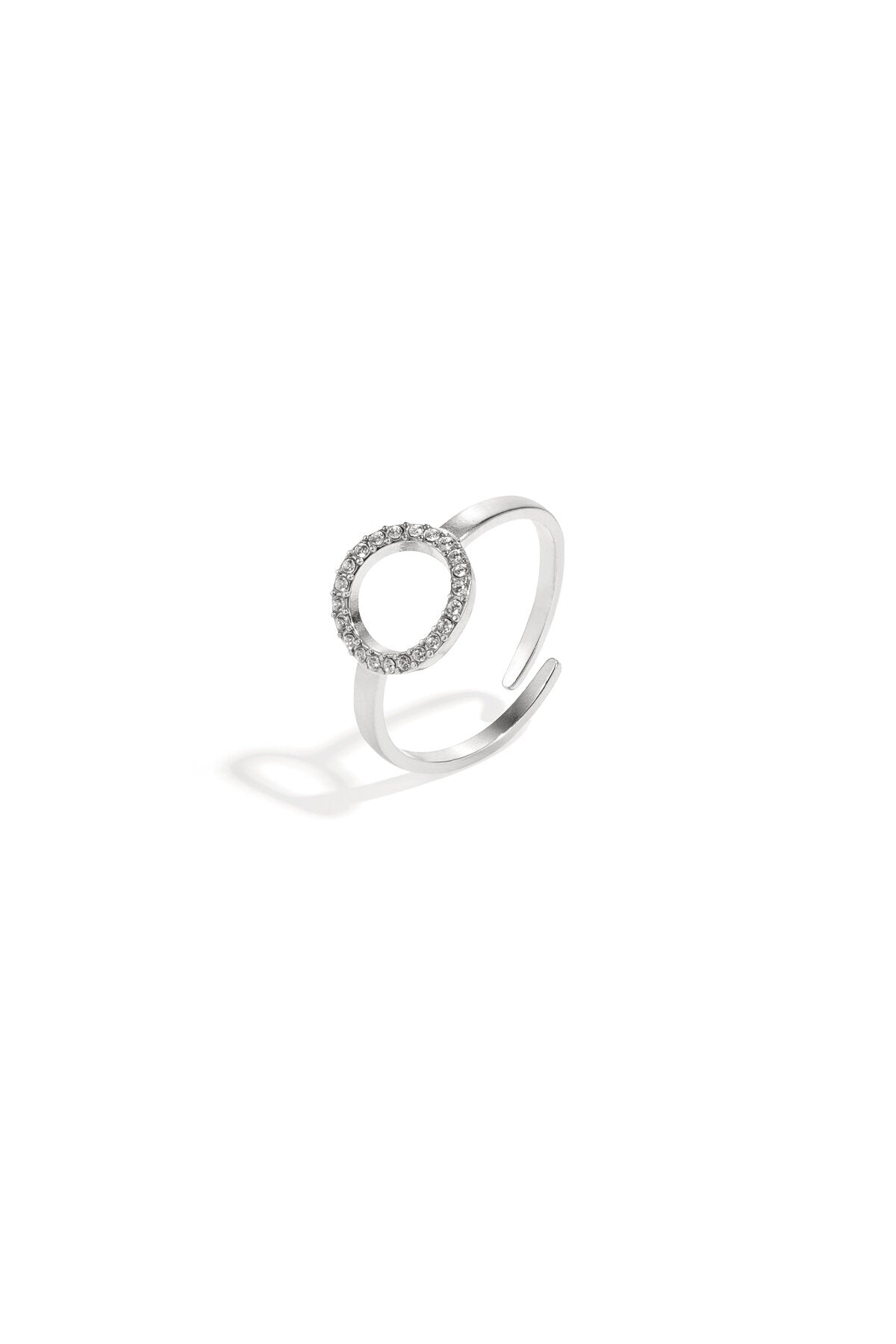 Stainless Steel Minimalist Rings circle Casual Daily Simple Series Women's jewelry