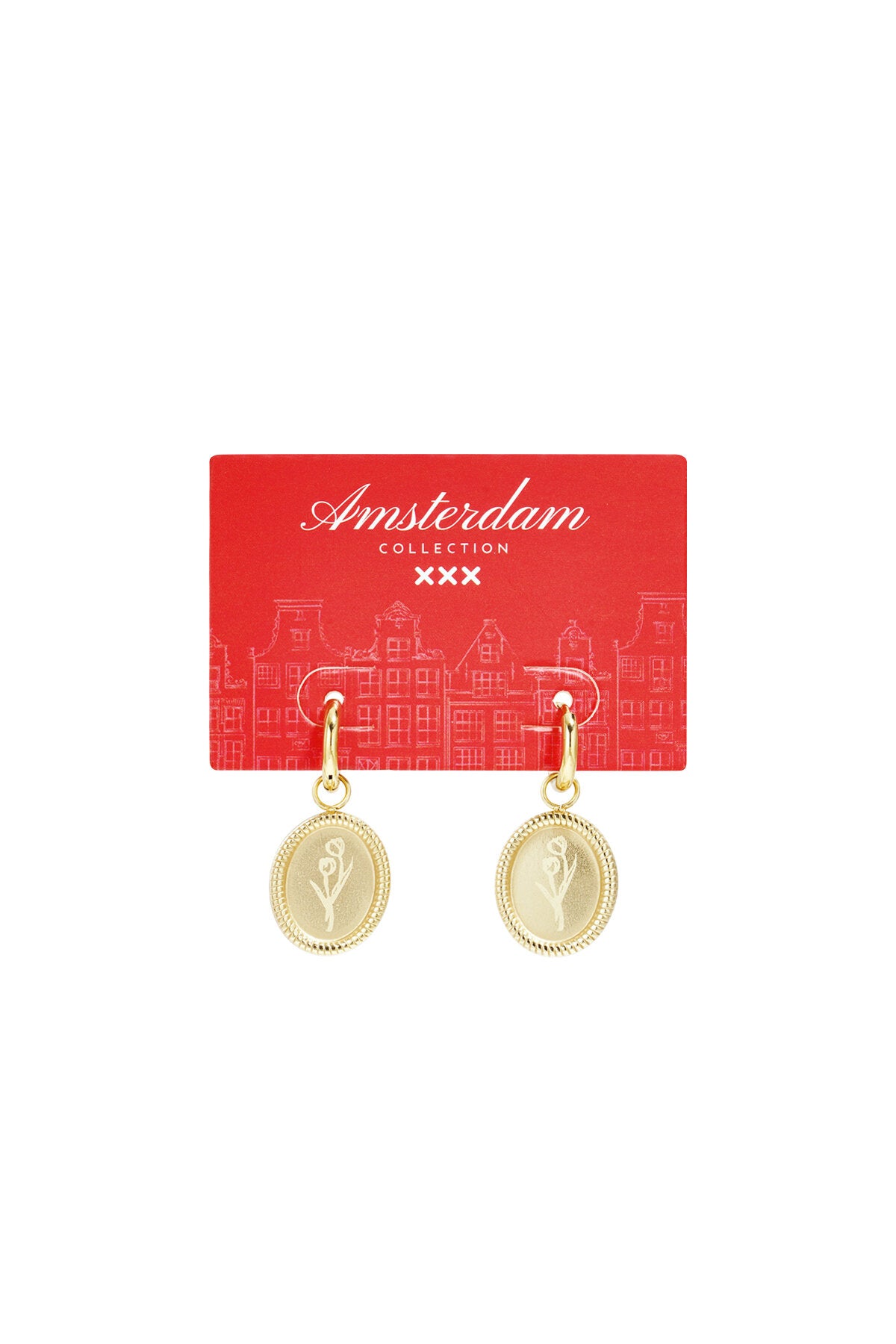 Tulip Blossom Stainless Steel Earrings