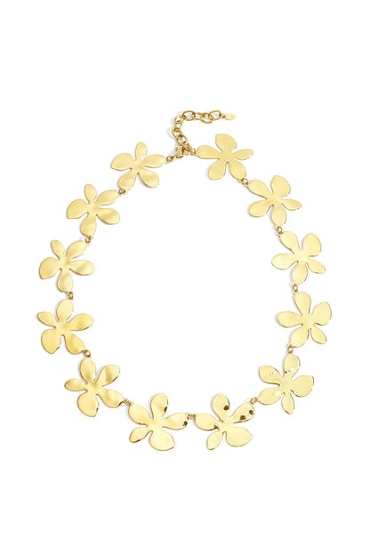 Stainless Steel Chain Necklaces Flower Casual Daily Simple Series Women's jewelry