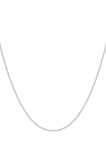 Solid bead necklace-2.5mm